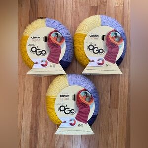 NWT Caron Big Donut O’Go yarn (3) Blue Moon